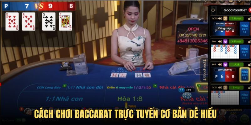 Baccarat Trực Tuyến - Luật Chơi Và Cách Tham Gia Tại 33WIN Học cách chơi Baccarat trực tuyến đơn giản dành cho mọi tân binh