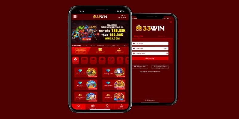 Quá trình tải ứng dụng về thiết bị di động rất nhanh chóng tại 33win